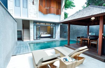 Charming 2-Bedroom Villa with Gazebo and Private Pool near Beach in Pererenan - Daily Rental