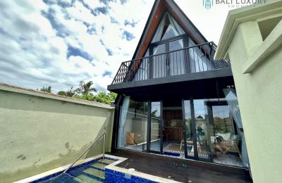 Cozy 1 Bedroom Villa with Private Pool and Rice Field View in Munggu - Monthly Rental - Leasehold 25 Years