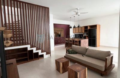 Minimalist 2-Bedroom Stylish Villa with Balcony Overlooking Private Pool in Munggu - Yearly Rental