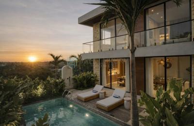 Luxury 2 Bedroom Villa with Ocean View in Uluwatu - Monthly Rental