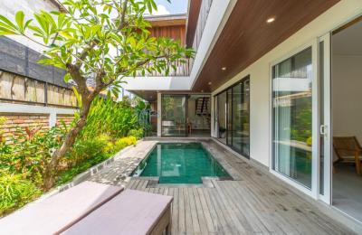 3-Bedroom Villa with Private Pool Featuring Upper Floor Terrace in Tumbak Bayuh - Monthly Rental