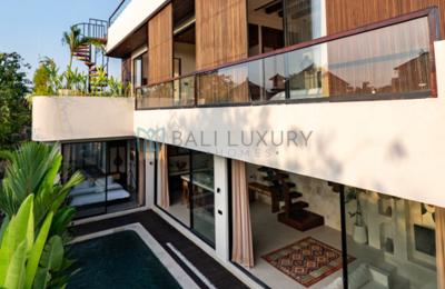3-Bedroom Modern Villa with Private Pool and Spacious Rooftop Terrace in Canggu - Yearly Rental