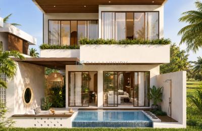 [IN PROGRESS] Luxurious 2-Bedroom Villa with Private Pool and Rooftop Terrace in Seseh - Leasehold