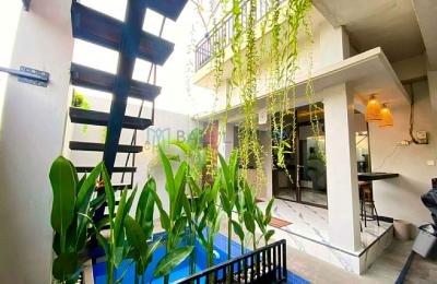 Cozy 2-Bedroom Villa with Private Pool and Rooftop Terrace in Canggu - Monthly Rental